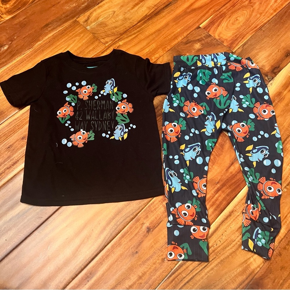 Toddler 2t finding Nemo small shop boutique outfit